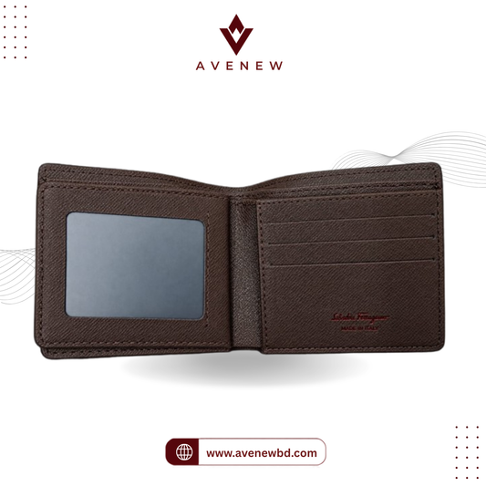 SALAVATOR FERRAGAMO pu leather wallet