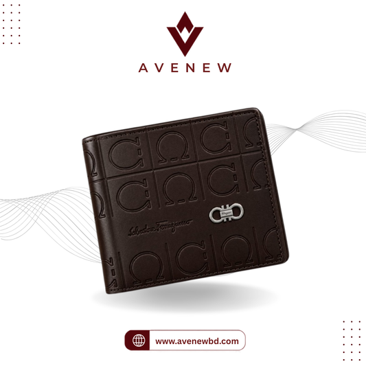 SALAVATOR FERRAGAMO pu leather wallet